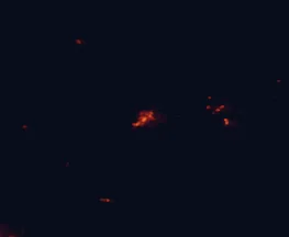 Satellite night-light map around Goulburn