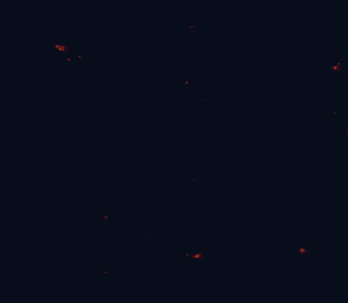 Satellite night-light map around Kwiambal National Park