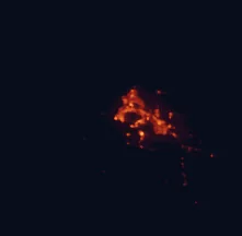 Satellite night-light map around Darwin