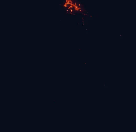 Satellite night-light map of the 100 km around Litchfield National Park, with Darwin and Palmerston marked