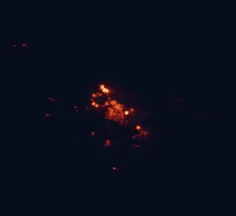 Satellite night-light map of the 50 km around Gladstone, with Tannum Sands, Boyne Island and Calliope marked