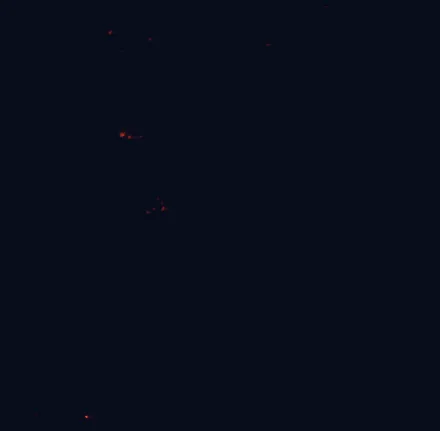 Satellite night-light map around Jardine River National Park