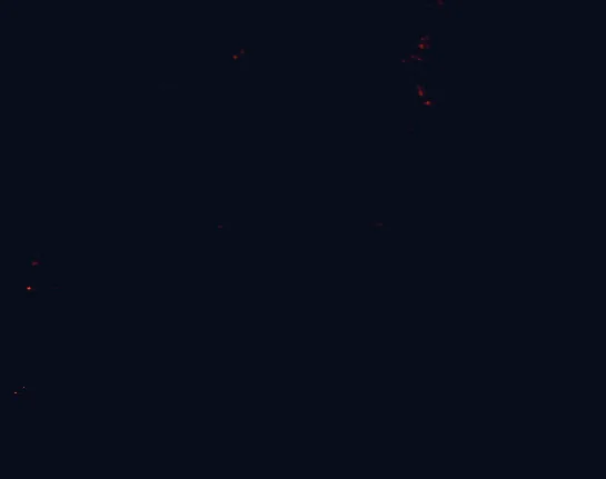 Satellite night-light map around Croajingolong National Park