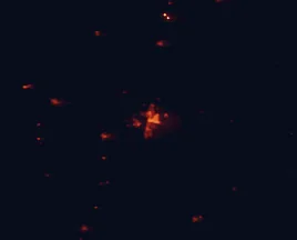 Satellite night-light map of the 50 km around Shepparton, with Mooroopna, Tatura and Kyabram marked