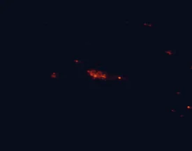 Satellite night-light map around Warrnambool