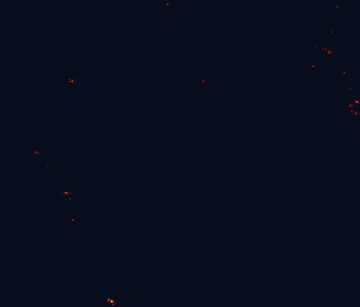 Satellite night-light map around Boorabbin National Park