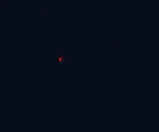 Satellite night-light map around Cape Le Grand National Park