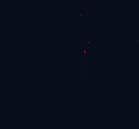 Satellite night-light map around Cape Range National Park