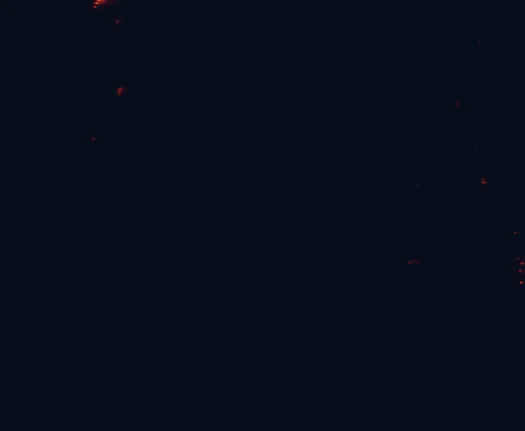 Satellite night-light map around Mount Frankland National Park