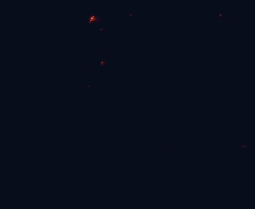 Satellite night-light map around Shannon National Park