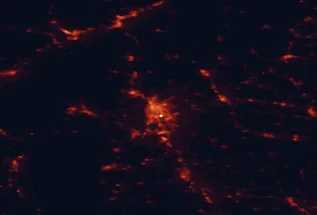 Satellite night-light map of the 50 km around Graz, with Seiersberg, Wolfsberg and Gratkorn marked