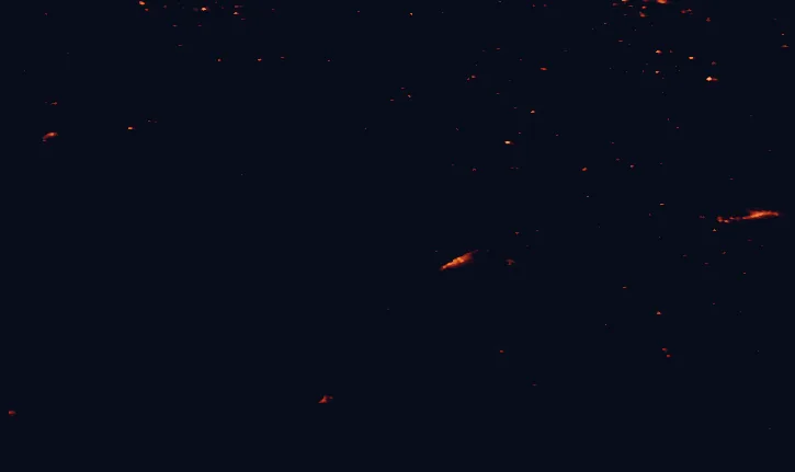 Satellite night-light map around William A. Switzer Provincial Park