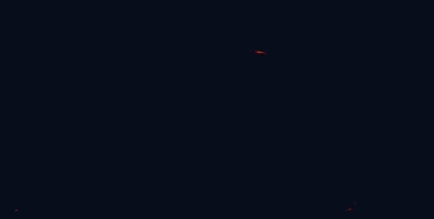 Satellite night-light map around Wood Buffalo National Park