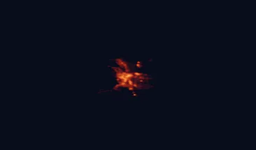 Satellite night-light map around Prince George