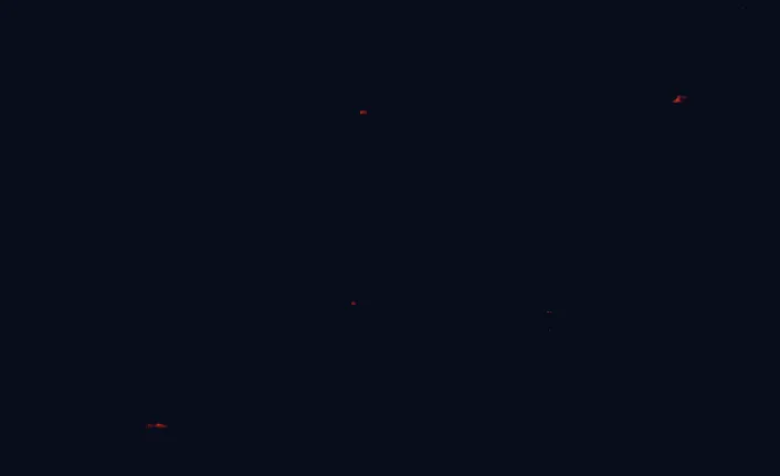 Satellite night-light map around Pyramid Creek Falls Provincial Park