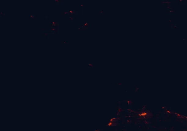 Satellite night-light map of the 100 km around Bruce Peninsula National Park, with Owen Sound and The Blue Mountains marked