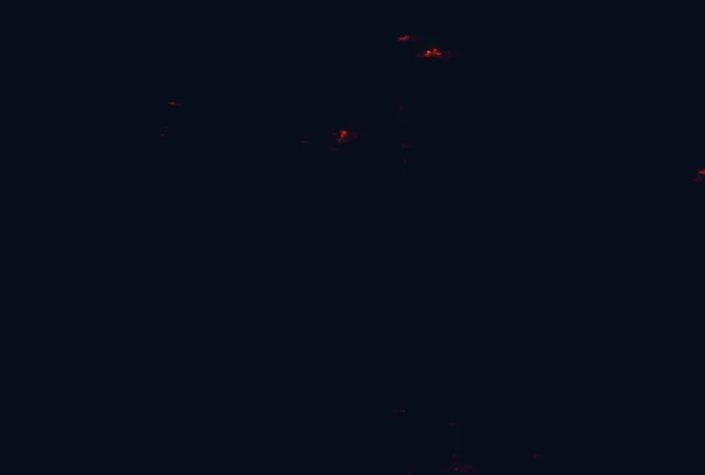 Satellite night-light map around Lake Superior Provincial Park