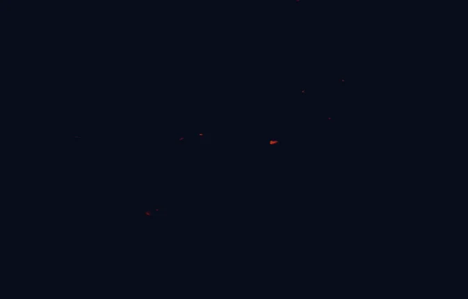 Satellite night-light map around Mingan Archipelago National Park Reserve