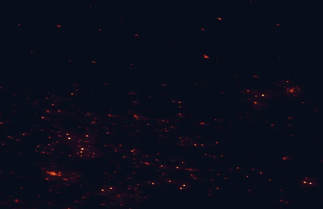 Satellite night-light map around Cannington Manor Provincial Park