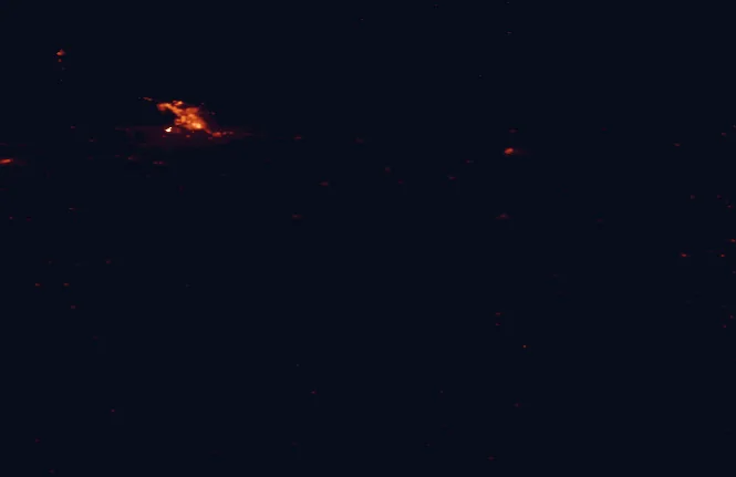 Satellite night-light map around Cypress Hills Interprovincial Park