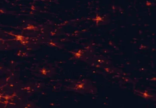 Satellite night-light map of the 50 km around Koprivnica, with Nagykanizsa, Varaždin and Bjelovar marked