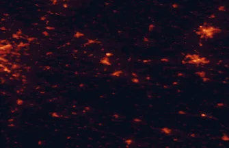 Satellite night-light map of the 50 km around Kutná Hora, with Pardubice, Kolín and Hradec Králové marked