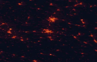Satellite night-light map of the 50 km around Pardubice, with Hradec Králové, Chrudim and Kolín marked