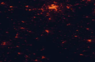 Satellite night-light map of the 50 km around Klatovy, with Pilsen, Strakonice and Sušice marked