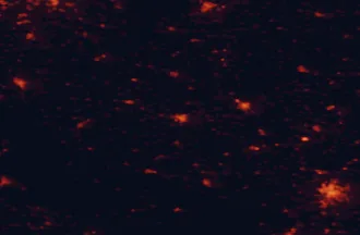Satellite night-light map of the 50 km around Strakonice, with České Budějovice, Písek and Klatovy marked