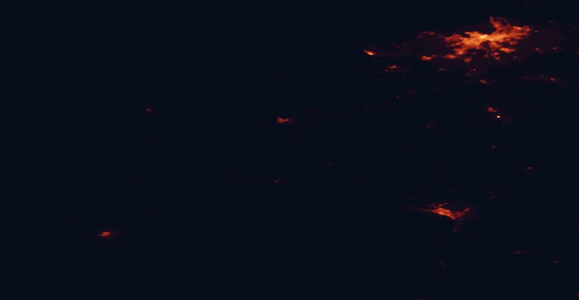 Satellite night-light map of the 100 km around Matsalu National Park, with Tallinn, Pärnu and Haapsalu marked