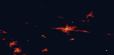 Satellite night-light map of the 50 km around Hollola, with Lahti, Hyvinge and Riihimäki marked