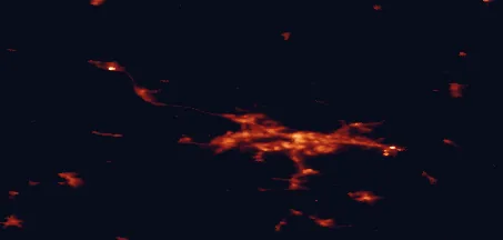 Satellite night-light map of the 50 km around Ylöjärvi, with Tampere, Nokia and Pirkkala marked
