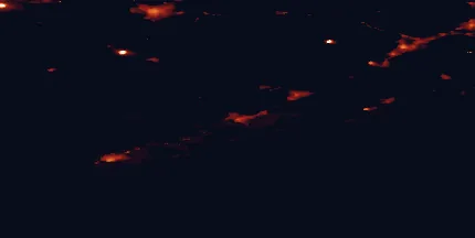 Satellite night-light map of the 50 km around Raseborg, with Salo, Lohja and Karis marked