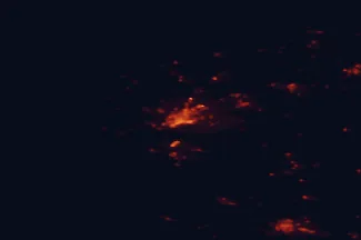 Satellite night-light map of the 50 km around Brest, with Quimper, Guipavas and Plougastel-Daoulas marked