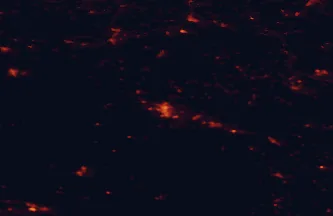 Satellite night-light map of the 50 km around Charleville-Mézières, with Sedan, Nouzonville and Couvin marked