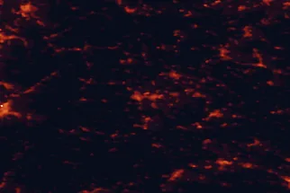 Satellite night-light map of the 50 km around Villingen-Schwenningen, with Rottweil, Donaueschingen and Tuttlingen marked
