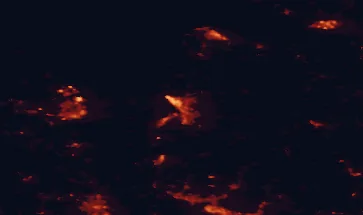 Satellite night-light map of the 50 km around Bremerhaven, with Oldenburg, Wilhelmshaven and Nordenham marked