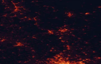 Satellite night-light map of the 50 km around Wetzlar, with Gießen, Siegen and Marburg an der Lahn marked