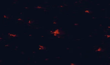 Satellite night-light map of the 50 km around Neubrandenburg, with Neustrelitz, Waren and Prenzlau marked