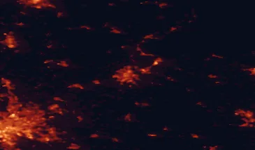 Satellite night-light map of the 50 km around Lübeck, with Hamburg, Norderstedt and Neumünster marked