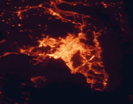 Satellite night-light map of the 50 km around Athens, with Peristéri, Piraeus and Kallithéa marked