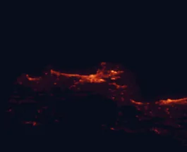 Satellite night-light map of the 50 km around Chania, with Rethymno, Soúda and Darátsos marked