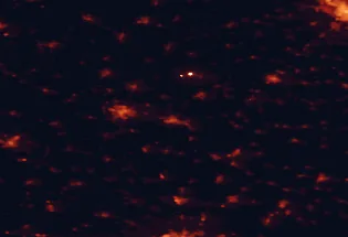 Satellite night-light map of the 50 km around Gyula, with Békéscsaba, Békés and Orosháza marked
