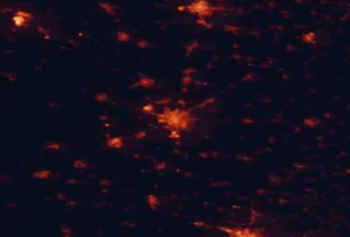 Satellite night-light map of the 50 km around Debrecen, with Nyíregyháza, Hajdúböszörmény and Hajdúszoboszló marked