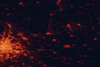 Satellite night-light map of the 50 km around Hatvan, with Gyöngyös, Gödöllő and Jászberény marked