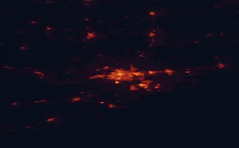 Satellite night-light map of the 50 km around Cork, with Ballincollig, Carrigaline and Cobh marked