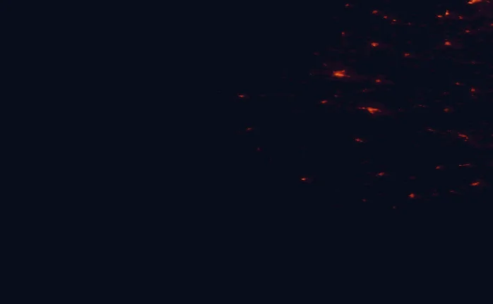 Satellite night-light map of the 100 km around the Kerry Dark-Sky Reserve, with Tralee and Killarney marked