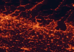 Satellite night-light map of the 50 km around Brescia, with Bergamo, Cremona and Lumezzane marked