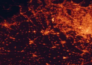 Satellite night-light map of the 50 km around Novara, with Milan, Busto Arsizio and Vigevano marked