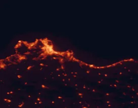 Satellite night-light map of the 50 km around Bagheria, with Palermo, Villabate and Misilmeri marked